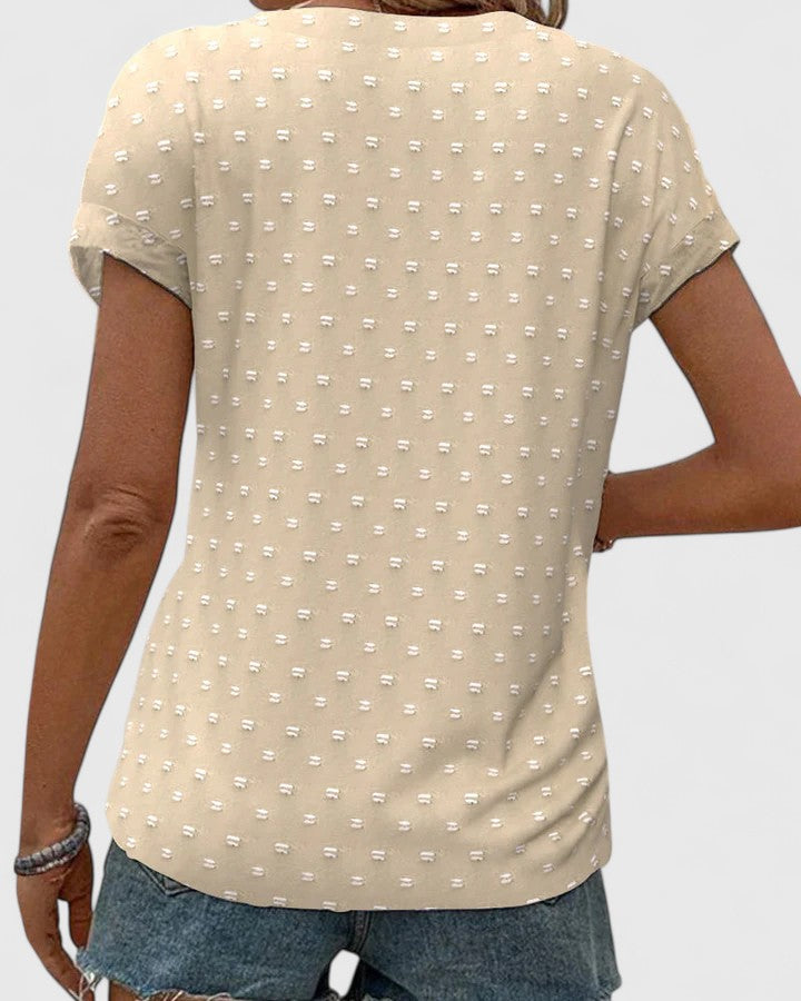 Miles | Relaxed V-Neck Knit Shirt