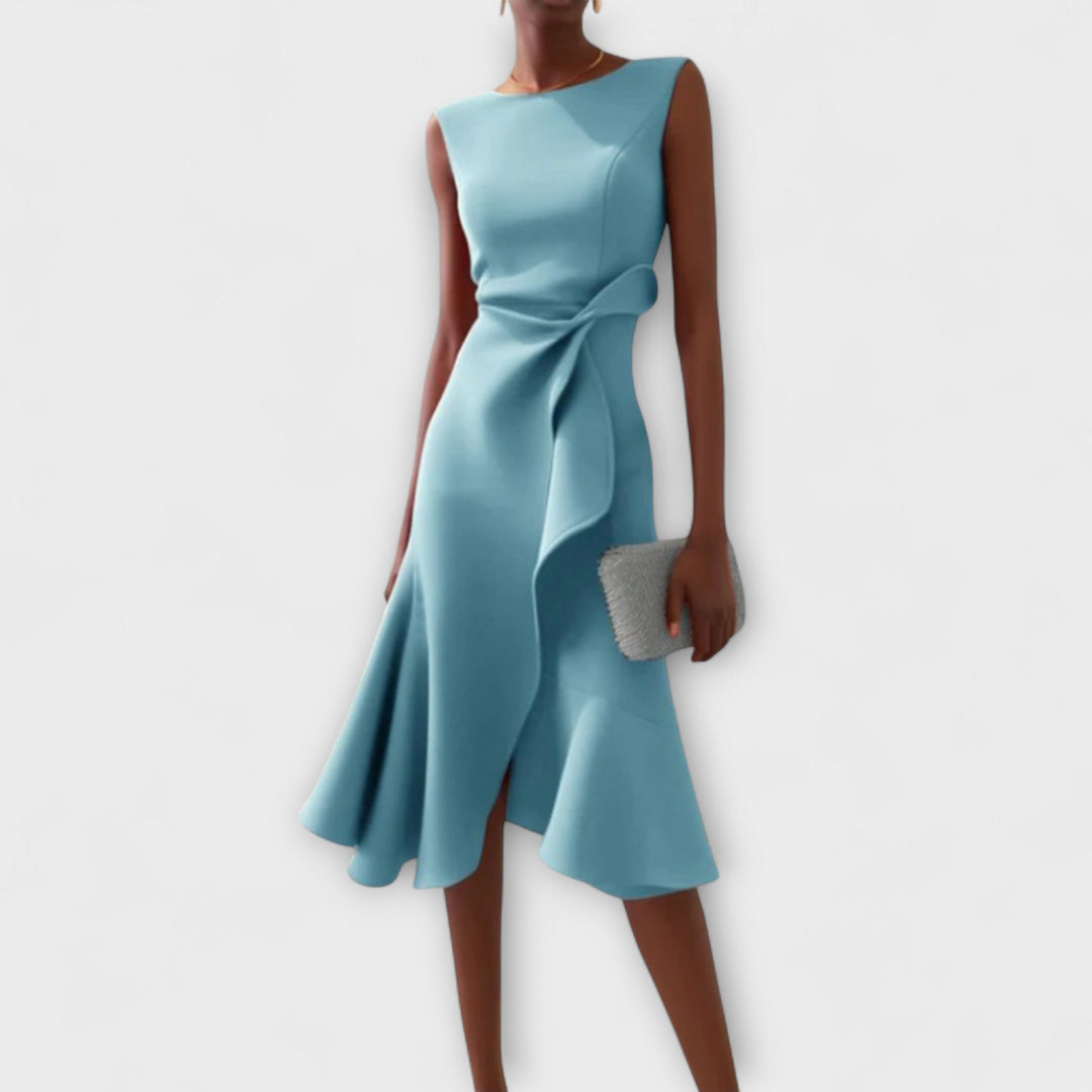 Darlene | Sophisticated Structured Midi Dress