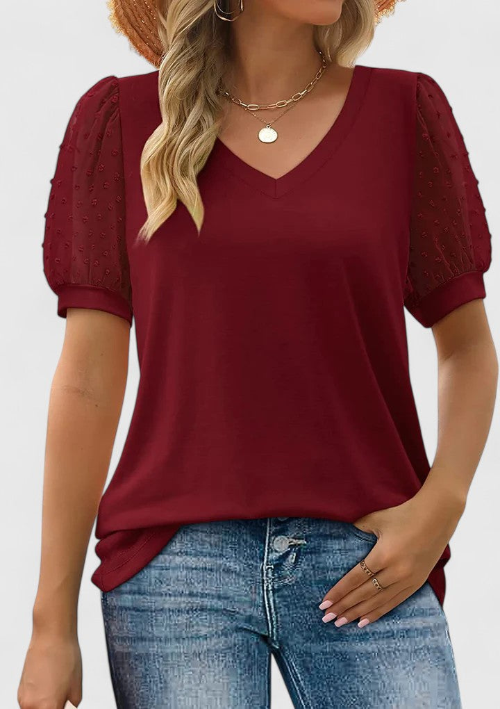 Sofrenia | Relaxed Lightweight V-Neck Top