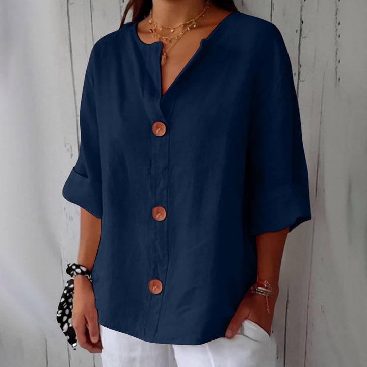 Clara | Casual Textured Blouse