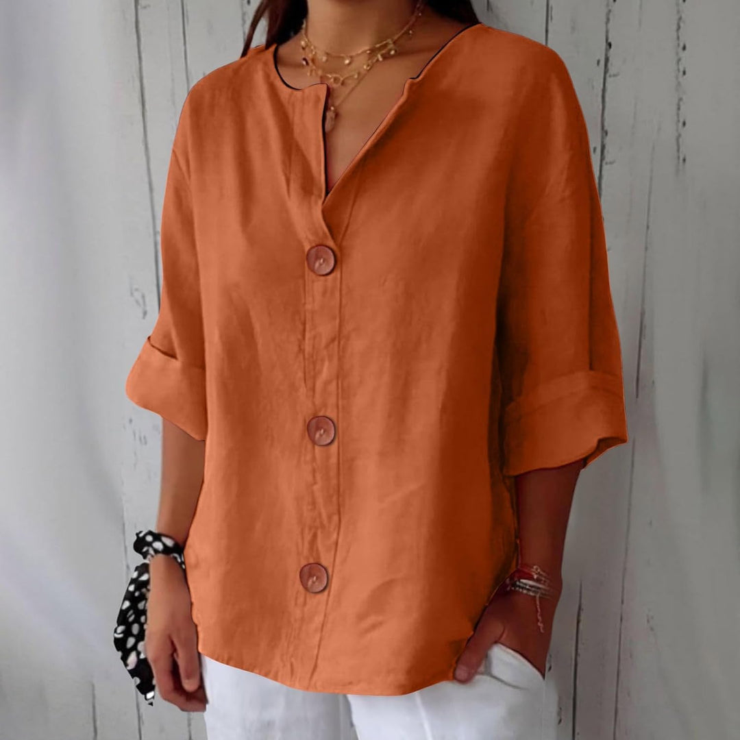 Clara | Casual Textured Blouse