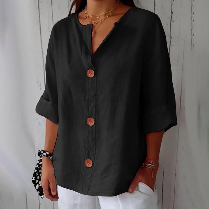 Clara | Casual Textured Blouse