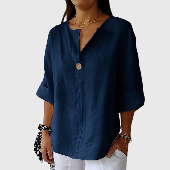 Valentina™ | Elegant Silk Blouse