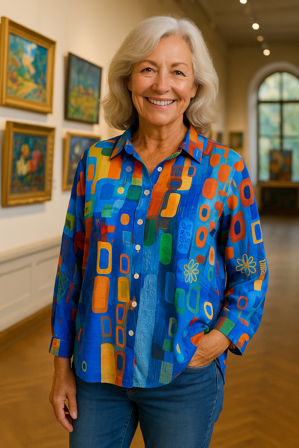 Edna | Artistic Blouse - Effortless, Unapologetically You