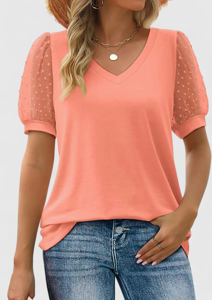Sofrenia | Relaxed Lightweight V-Neck Top