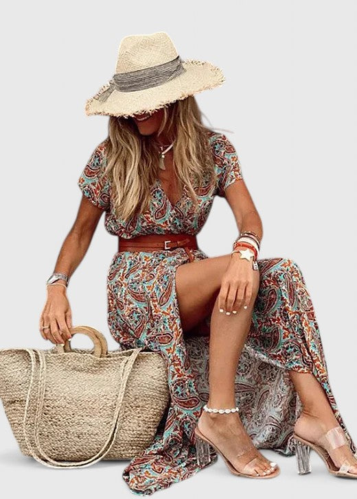Lorraine | Stylish Boho Maxi Dress